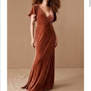Bhldn Jenny yoo ellis velvet dress
